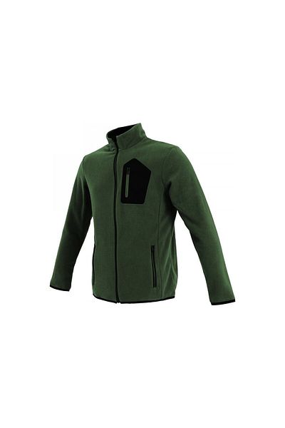Exuma Ανδρικό Fleece με Πλήρες Φερμουάρ - Χακί