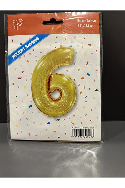 BalonEvi 6 أرقام بالون هيليوم