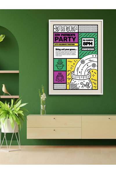 HOMEPACK Πίνακας μοντέρνας τέχνης με μονό πλαίσιο TK/247