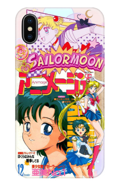 Newon غطاء حماية لهاتف آيفون Xs بطبعة بحار القمر