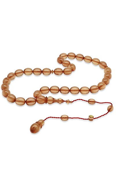 EbruHome سبحة صلاة كاتالين شفافة مقطوعة حسب الطلب مع نظام، كل منها مصنوعة يدويًا