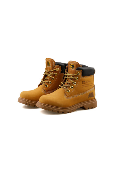 Caterpillar CAT Bruiser 2.0 Çocuk Günlük Bot 015F101087-HONEY-NUBUK Kahverengi