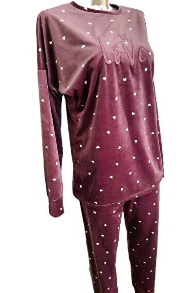FAMES PİJAMA Velvet Pajama Set