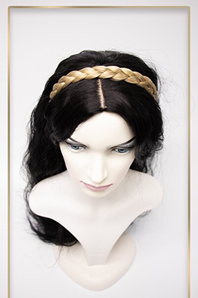 KONAK PERUK Lastikli Saç Örgü Bandı Fiber Sentetik (613H8)