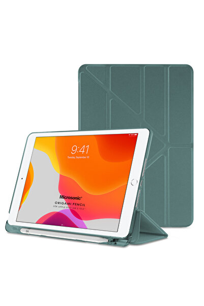 Microsonic Apple Air 3 10.5'' 2019 Kılıf A2152-A2123-A2153-A2154 Origami Koyu...