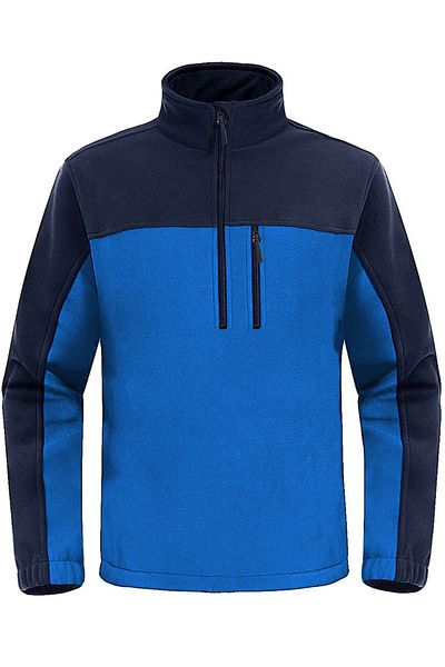 GHASSY CO. Men's Quarter Zip Half Zipper Pocket Fleece