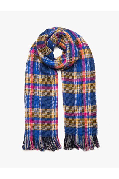 Koton Кариран шал с детайл от пискюли