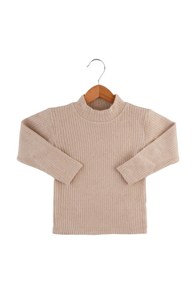 By Cwhr Cotton Soft Half Turtleneck Ribbed Winter Children's Badi Girls' Badi Winter Boys' Badi