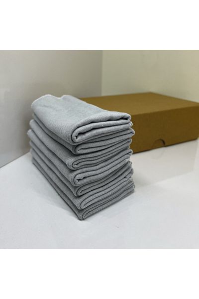 Tombik Baby 14 Pcs Cotton Baby Mouth Wiping Cloth - Gray