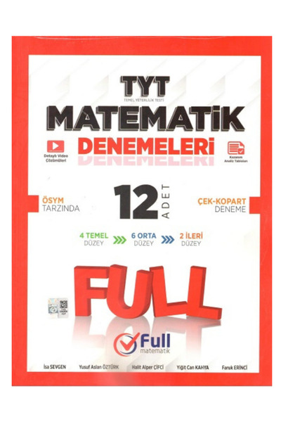 Full Matematik Yayınları Full 2026 Tyt Matematik 12x40 Branş Denemesi