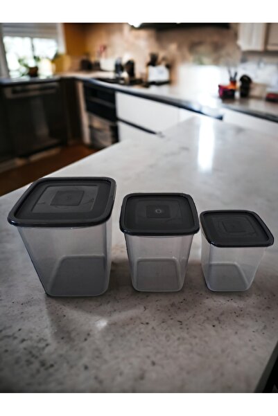 MAVİKÖY 9 Pieces Storage Container Food Pulses Container Breakfast Dowry Set PP5 BPA Free