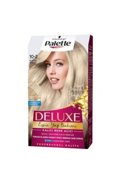 Palette ( 2 ADET ) Palette Deluxe Set Saç Boyası 10.2 Platin Sarısı ( KÜÇÜK KOLONYA HEDİYE )