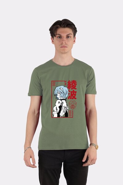 DOT تي شيرت للجنسين ري أيانامي إيفانجيليون