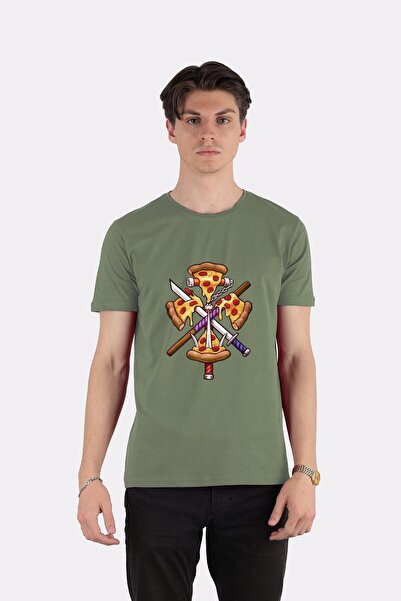 DOT تي شيرت للجنسين سلاحف النينجا بيتزا