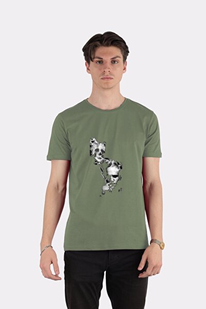 DOT تي شيرت للجنسين جمجمة جيسون ستاثام