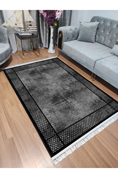 Modern home Klasik Çerçeve Detay Dijital Baskı Dot/Keçe Salon Halısı Makinada...