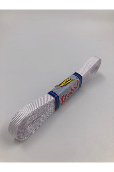 SavBrand Panglică Grosgrain Albă - 1cm 10mt