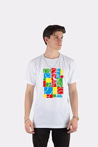 DOT تيشيرت سوبر ماريو بوكس تروت للجنسين