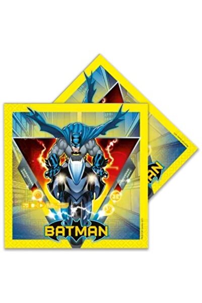 Kikajoy Χαρτοπετσέτες Batman, 20 τεμάχια σε συσκευασία, με άδεια χρήσης