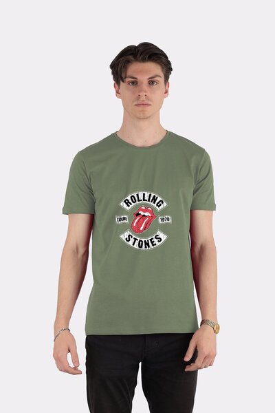 DOT تي شيرت للجنسين جولة رولينج ستونز 1978
