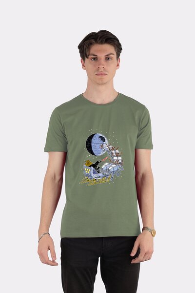 DOT تي شيرت للجنسين دارث فيدر كريسماس سلي