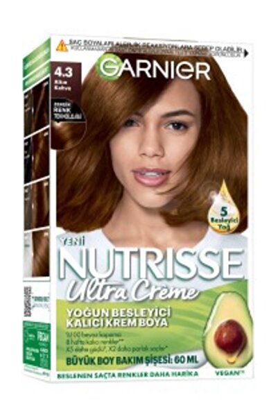 Garnier ( 2 ADET ) Garnier Nutrisse Ultra Creme 4.3 Altın Kahve