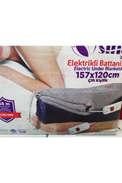 Sina ÇİFT KİŞİLİK GARANTİLİ ELEKTİRİKLİ YATAK ISITICI BATTANİYE 157x120