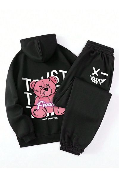 Boi Σετ φόρμας Trust Bear Combination Bottom Top
