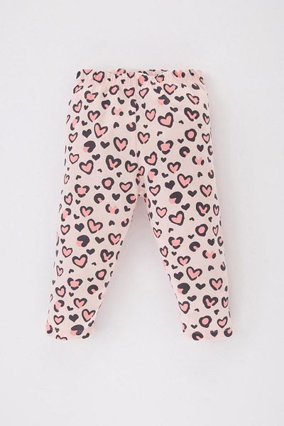 DeFacto Leopard Patterned Long Sleeve Baby Girl Pajama Set - B9235a524sp