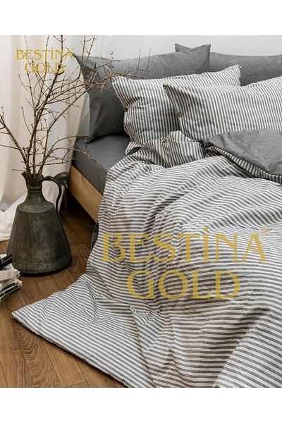 BESTİNA GOLD Σετ Παπλωματοθήκη Harmony Hues Φυσικό Διπλό Σετ Παπλωματοθήκη ΧΩΡΙΣ ΣΕΝΤΟΝΙ