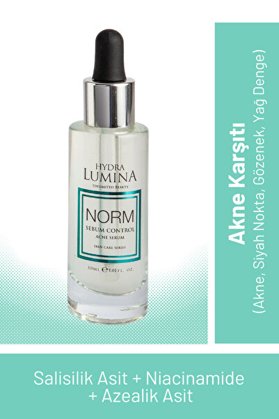 HYDRA LUMINA سيروم نورم لحب الشباب ومكافحة حب الشباب نياسيناميد سيروم حمض الس...