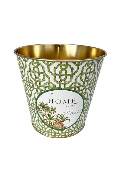 EVLE Metal Popcorn Box - Popcorn Bucket 13.5 Cm, Forrest Er149-8i