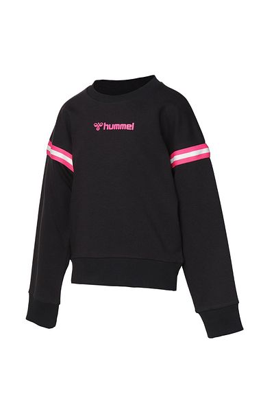 hummel Pansy Girl's Black Crew Neck Sweatshirt