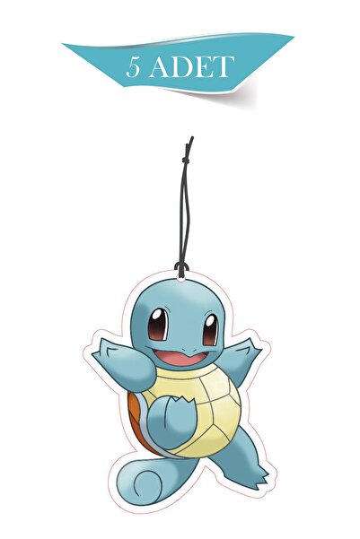 1001MODEL Squirtle Jackson 5'li Dekoratif Oto Kokusu ve Oto Aksesuarı