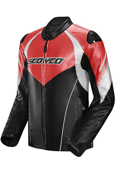 Scoyco 4 MEVSİM MONT JK187-04390 PU LEATHER
