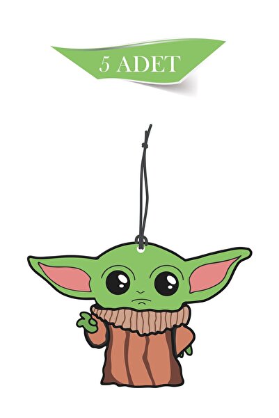 1001MODEL Star Wars Yoda 5'li Dekoratif Oto Kokusu ve Oto Aksesuarı