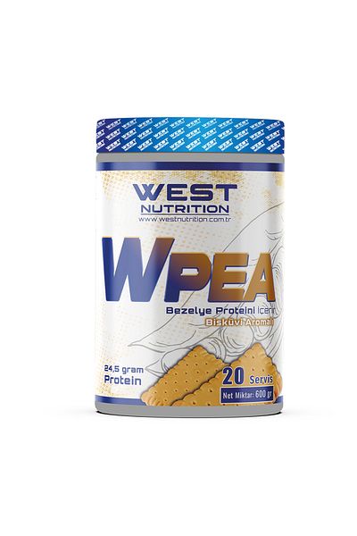 West Nutrition WPEA Peas Protein Powder 600 gr Biscuit