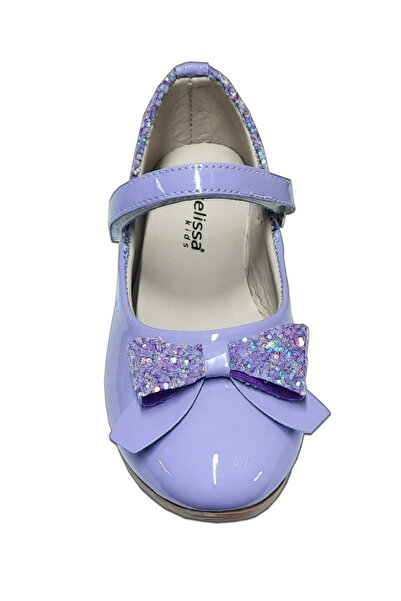 welissa Lilac Purple Patent Leather Glitter Children's Ballerinas