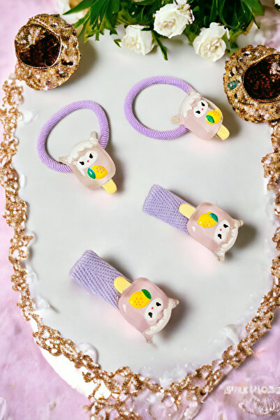 AYMETA TİCARET Set de 4 bucăți pentru copii din cauciuc și clemă