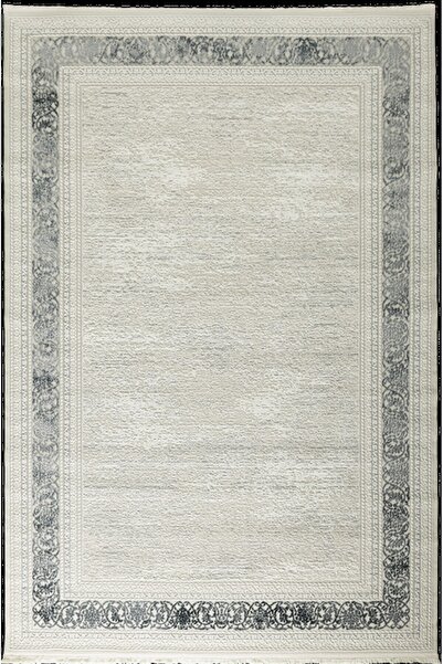 Tuğra Halı Çam Halı Mabeyn 12904 Krem Gri Salon Halısı