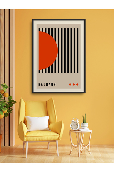 HOMEPACK Tekli Çerçeveli Tablo Modern Art Poster Tablo TK/274