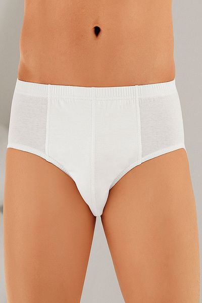 Şahinler 100% BUMBAC Slip bărbați din bumbac pieptănat Slip White ME009