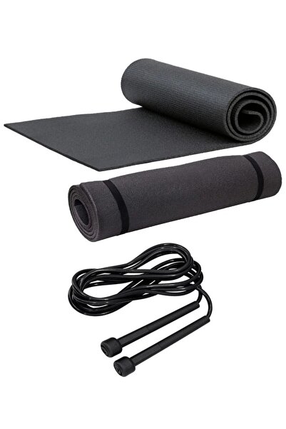 Clifton Pilates Yoga Matı (7 Mm) Ve Atlama İpi, Pilates Egzersiz Seti Evde Sp...
