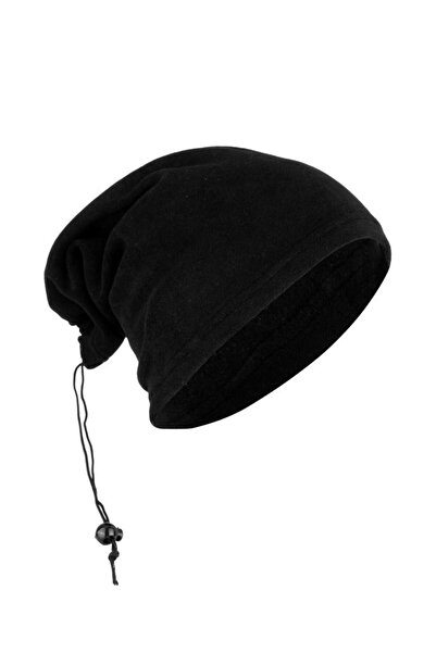 Line Smart Men's Black Fleece Beret
