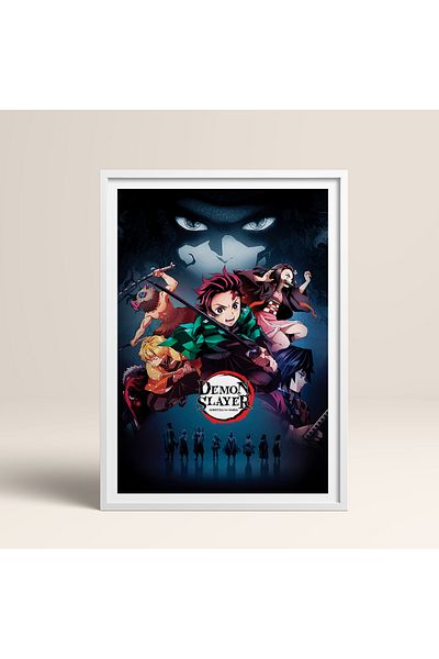 HOMEPACK Pictură poster Demon Slayer cu un singur cadru TK/531