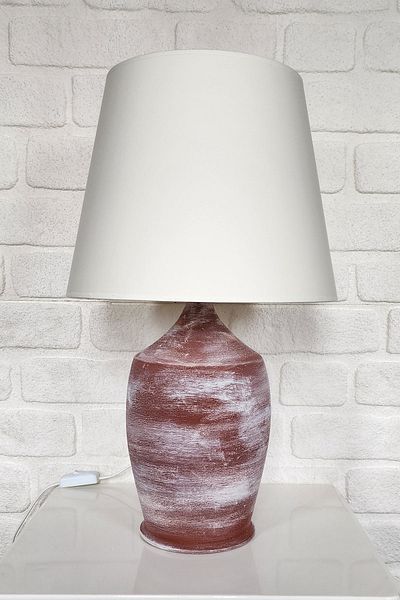 Qdec Vintage Ceramic Lampshade Large Red-White