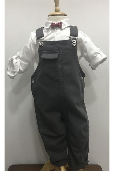 Çikoby Unisex Baby Strings Salopette with Plies