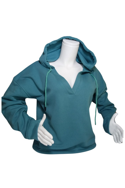 V YAKA SWEATSHİRT