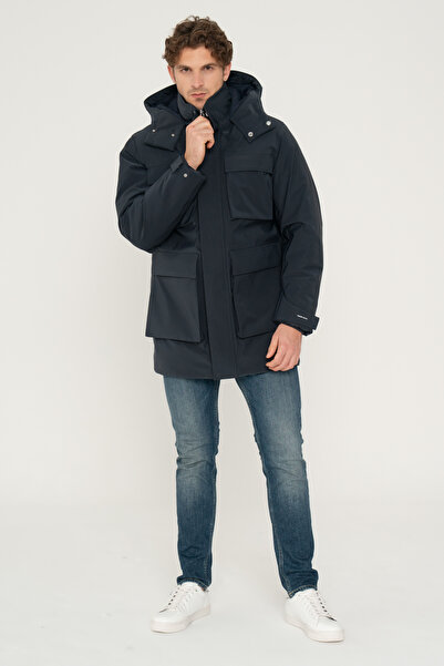 Jack & Jones Suya ve Rüzgara Dayanikli Kapüsonlu Mont - Blaempire