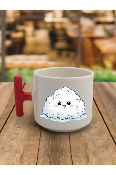 lili hediyelik Cloud Visual Coffee Cup Ceramic Mug - Ceramic Tea, Coffee Gift Cup